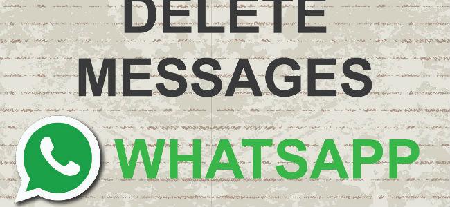 كيف تحذف رسالة واتساب أرسلت عن طريق الخطأ؟